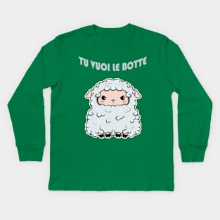 sheep tu vuoi le botte Kids Long Sleeve T-Shirt